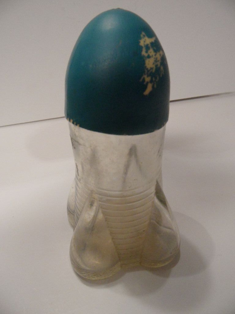 50% OFF Vintage Glass Rocket Ship Perfume Bottle~Very Unusual 50% OFF Vintage Glass Rocket Ship Perfume Bottle~Very Unusual