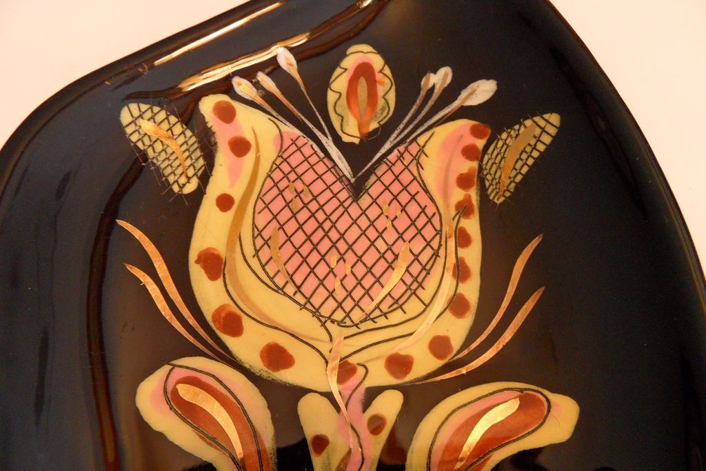 Sascha Brastoff Signed Art Dish~"Americana" yet MODERN Sascha Brastoff Signed Art Dish~"Americana" yet MODERN