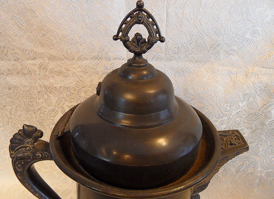 Antique Victorian Coffee Pot-Quadruple~Extra Large & Very Elegantly Decorated Antique Victorian Coffee Pot-Quadruple~Extra Large & Very Elegantly Decorated