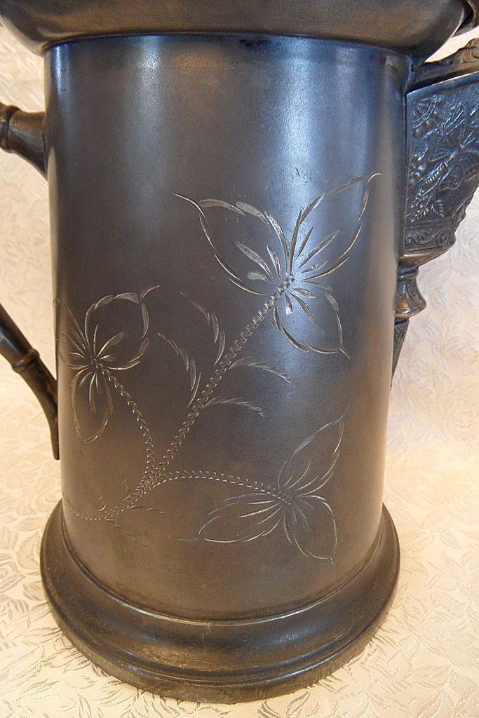 Antique Victorian Coffee Pot-Quadruple~Extra Large & Very Elegantly Decorated Antique Victorian Coffee Pot-Quadruple~Extra Large & Very Elegantly Decorated