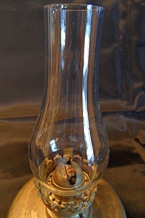 Vintage Small 7" Kerosene Lamp by Sterling Company Vintage Small 7" Kerosene Lamp by Sterling Company
