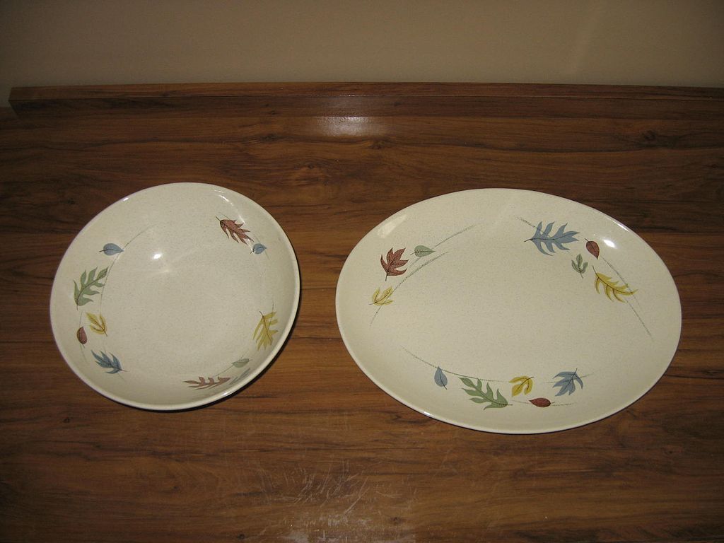 Franciscan Earthenware Platter and Bowl Set/Autumn Leaf Franciscan Earthenware Platter and Bowl Set/Autumn Leaf