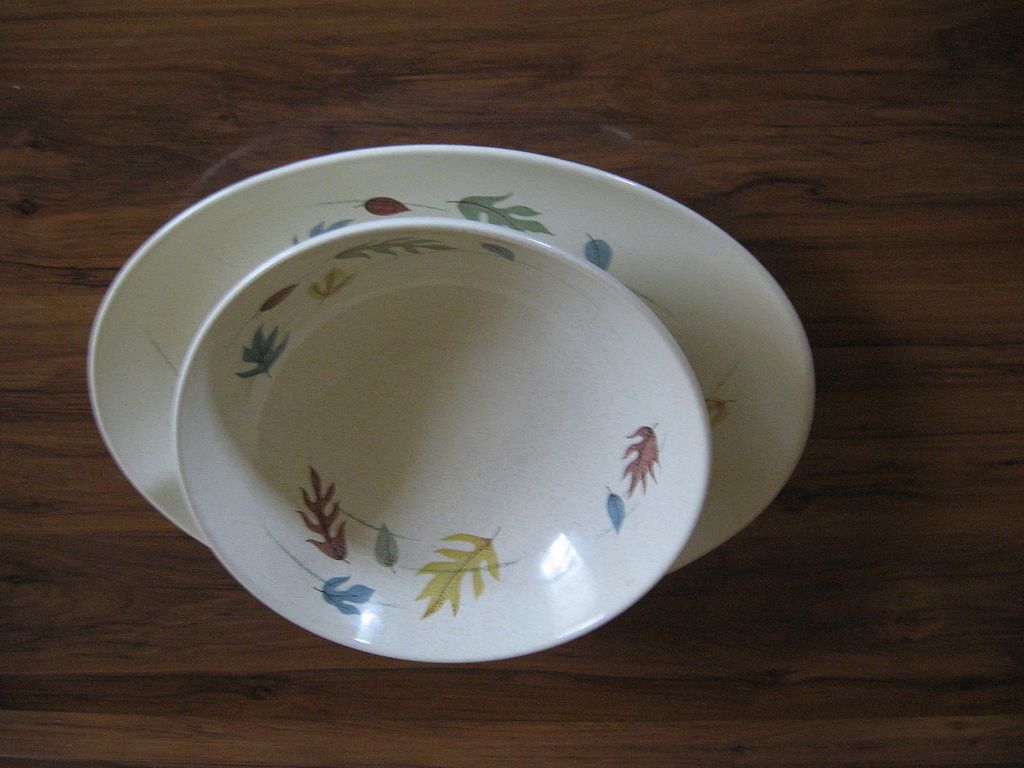 Franciscan Earthenware Platter and Bowl Set/Autumn Leaf Franciscan Earthenware Platter and Bowl Set/Autumn Leaf