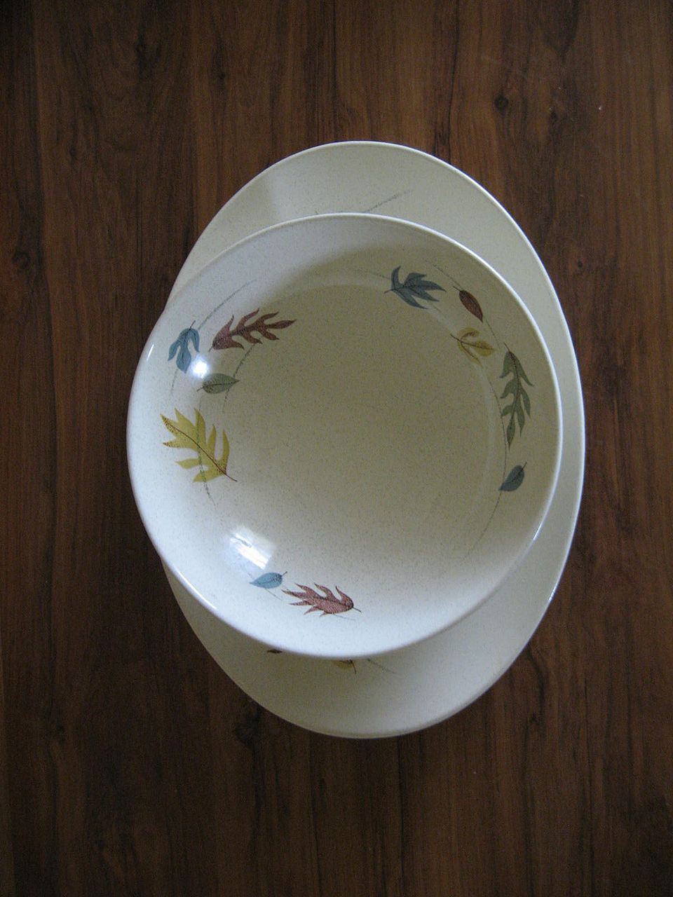 Franciscan Earthenware Platter and Bowl Set/Autumn Leaf Franciscan Earthenware Platter and Bowl Set/Autumn Leaf