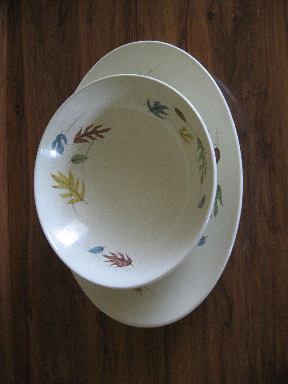 Franciscan Earthenware Platter and Bowl Set/Autumn Leaf Franciscan Earthenware Platter and Bowl Set/Autumn Leaf
