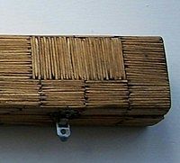 Matchstick Pool Cue Case - Folk Art - Prison Art Matchstick Pool Cue Case - Folk Art - Prison Art
