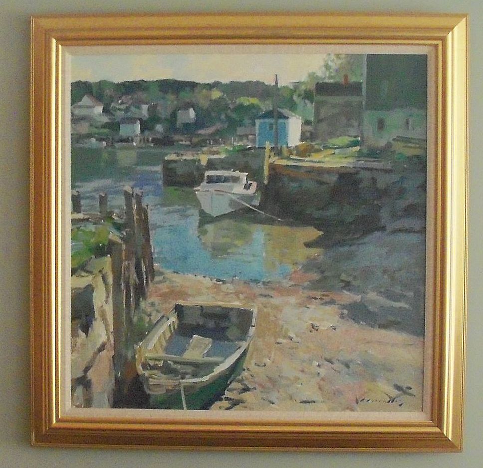 Charles Movalli "Low Tide" New England Artist Charles Movalli "Low Tide" New England Artist