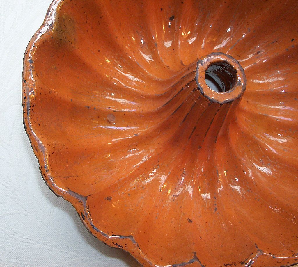 Antique Redware Mold - Late 19th Century Antique Redware Mold - Late 19th Century