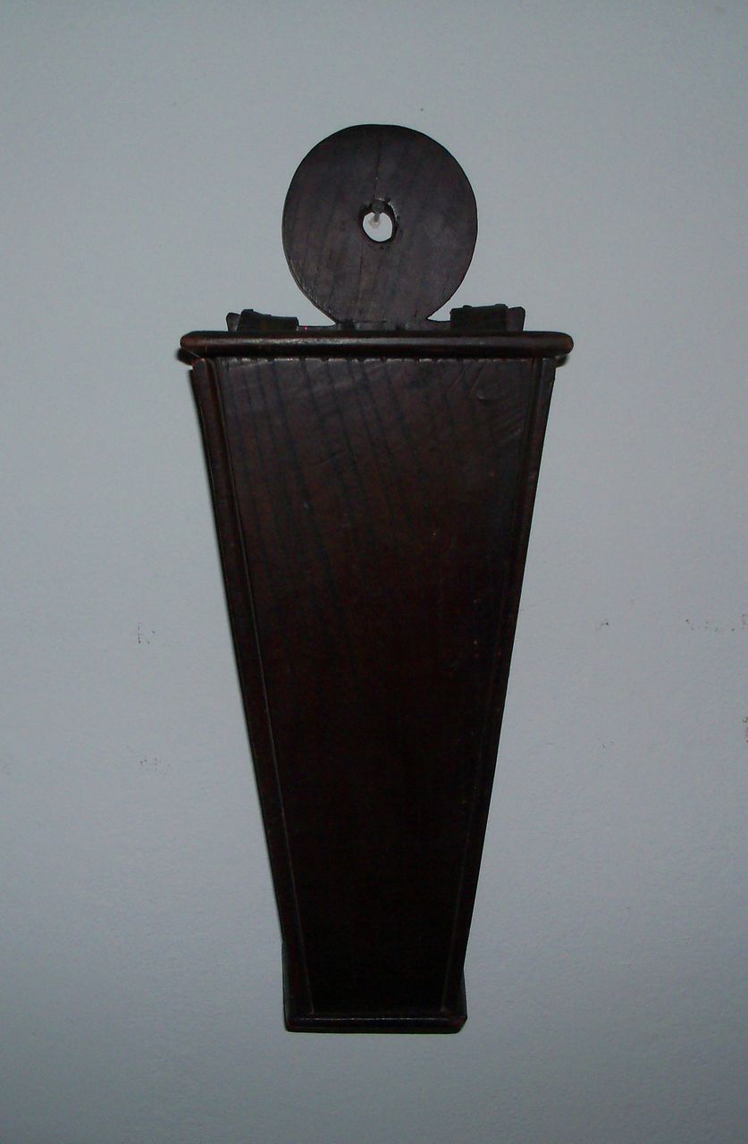 Antique Folk Art Hanging Candle Box Antique Folk Art Hanging Candle Box