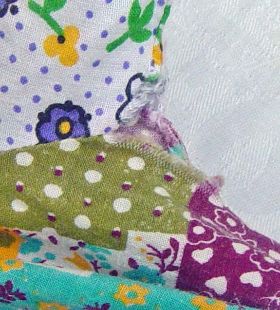 Vintage Knickerbocker Holly Hobby Patchwork Dress & Bonnet Vintage Knickerbocker Holly Hobby Patchwork Dress & Bonnet