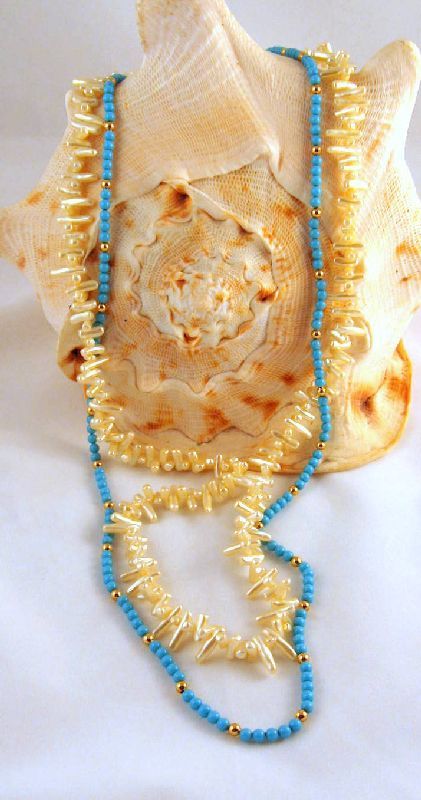 Napier Turquoise Collection Necklace Bead Faux Pearls Napier Turquoise Collection Necklace Bead Faux Pearls