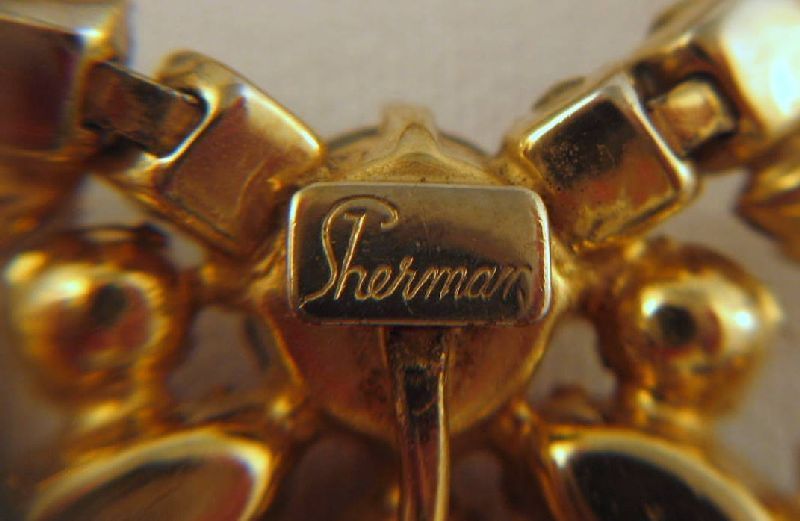 Sherman Aurora Borealis Necklace Marquise Chaton Cuts Sherman Aurora Borealis Necklace Marquise Chaton Cuts