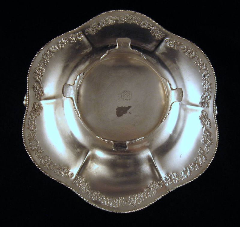 Pairpoint Quadruple Silverplate Cake Basket 1900s Pairpoint Quadruple Silverplate Cake Basket 1900s