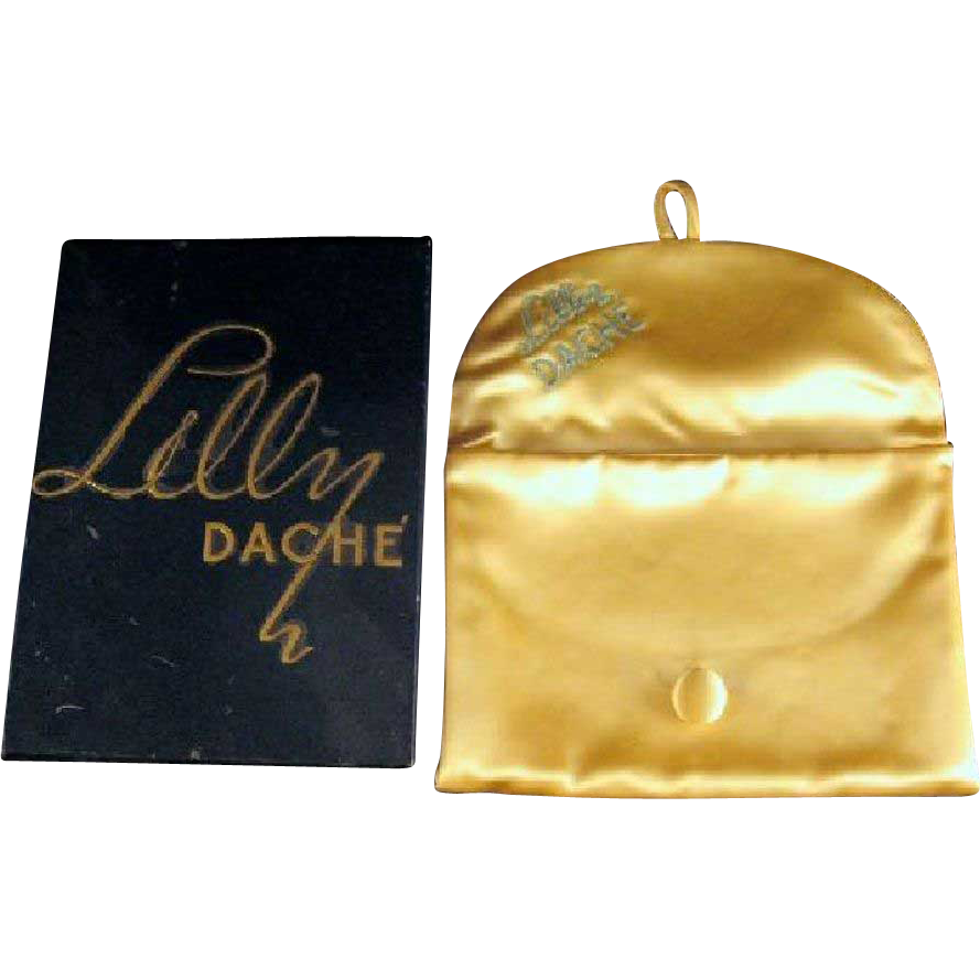 Lilly Dache Butter Yellow Clutch Purse with Box Lilly Dache Butter Yellow Clutch Purse with Box
