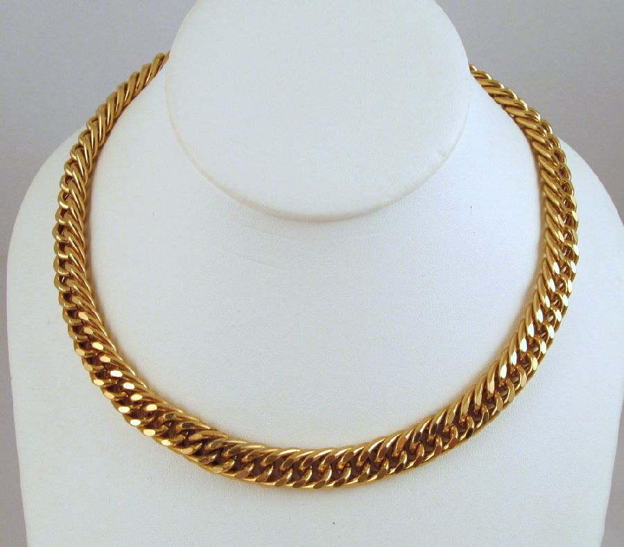 Monet Chunky Curb Chain Necklace Gold-tone Monet Chunky Curb Chain Necklace Gold-tone