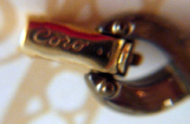 Vintage Coro Faux Pearl & Rhinestone Bracelet Earrings Vintage Coro Faux Pearl & Rhinestone Bracelet Earrings