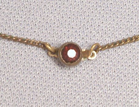 Vintage 1930s Bohemian Garnet/Glass Festoon Necklace Vintage 1930s Bohemian Garnet/Glass Festoon Necklace
