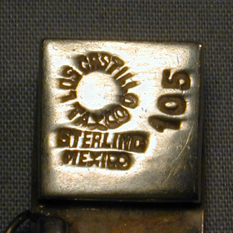 Mid-Century Taxco LOS CASTILLO Sterling Silver Bracelet Mid-Century Taxco LOS CASTILLO Sterling Silver Bracelet