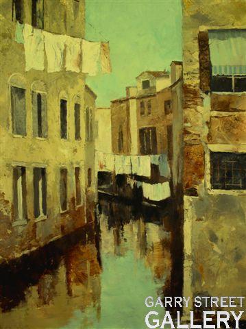 "Guido's Mama's Day", original, mixed media, framed painting, cityscape of Venice by Artist, Eleonore Esau. "Guido's Mama's Day", original, mixed media, framed painting, cityscape of Venice by Artist, Eleonore Esau.