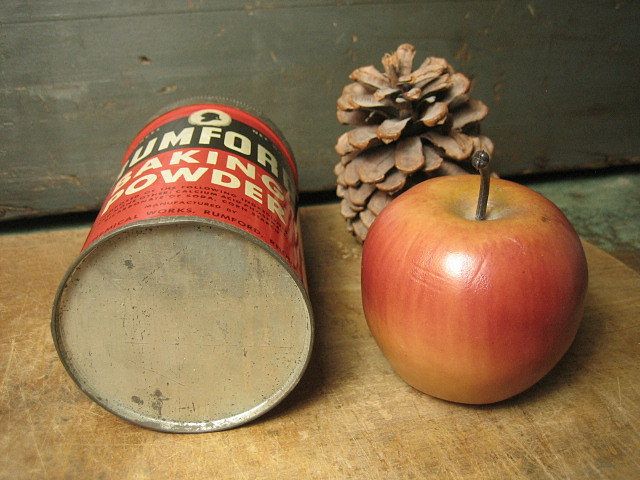 Old Vintage Rumford Baking Powder Advertising Tin – Rhode Island Old Vintage Rumford Baking Powder Advertising Tin – Rhode Island