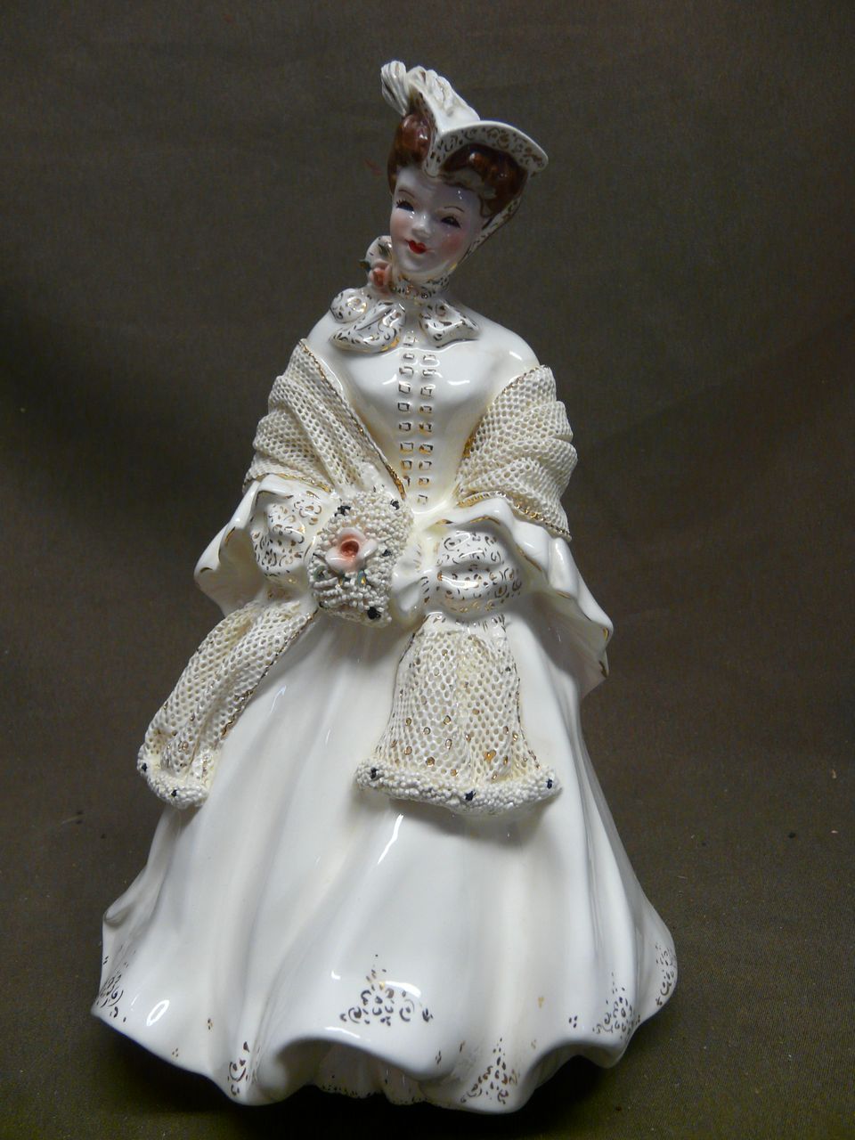 Florence Ceramics Fancy Camille Figurine From Happyhoundantiques On Ruby Lane