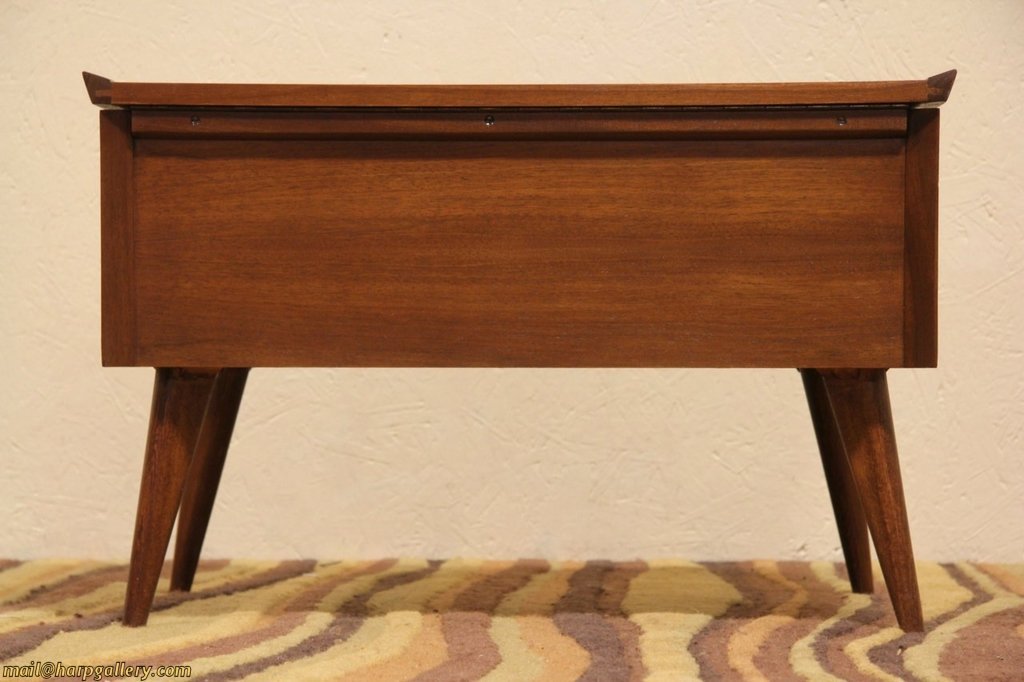 Midcentury Modern Vintage 1960's Bench and Sewing Stand Midcentury Modern Vintage 1960's Bench and Sewing Stand