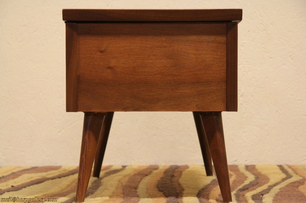 Midcentury Modern Vintage 1960's Bench and Sewing Stand Midcentury Modern Vintage 1960's Bench and Sewing Stand