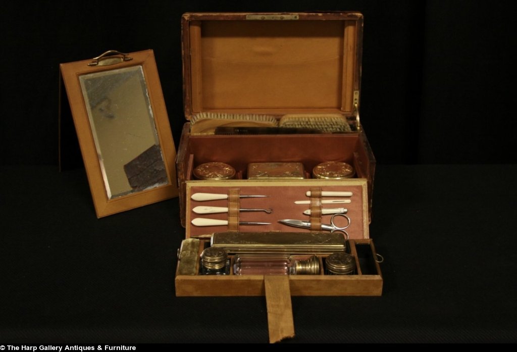 English 1890 Travel Travel Dressing Case English 1890 Travel Travel Dressing Case