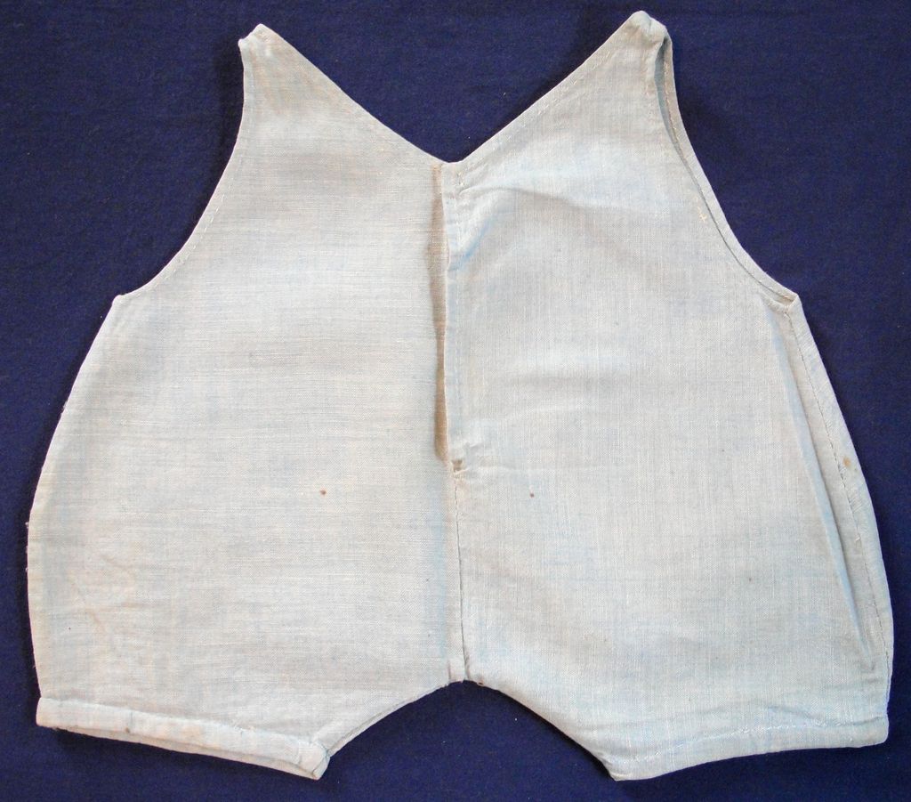 A Vintage 2 Piece Jumper for a Large Composition Baby Doll A Vintage 2 Piece Jumper for a Large Composition Baby Doll