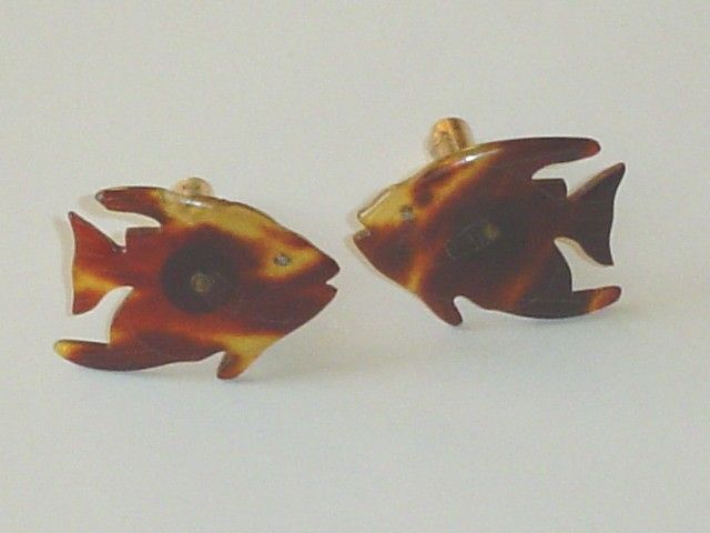 Tortoise Shell Cuff Links Tortoise Shell Cuff Links