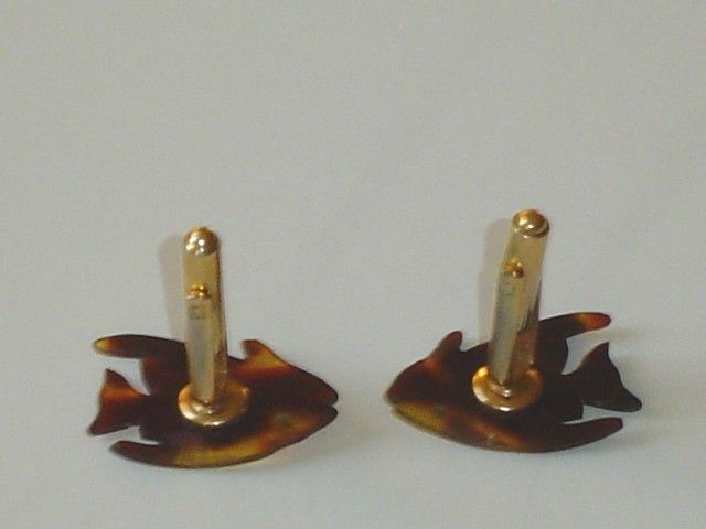 Tortoise Shell Cuff Links Tortoise Shell Cuff Links