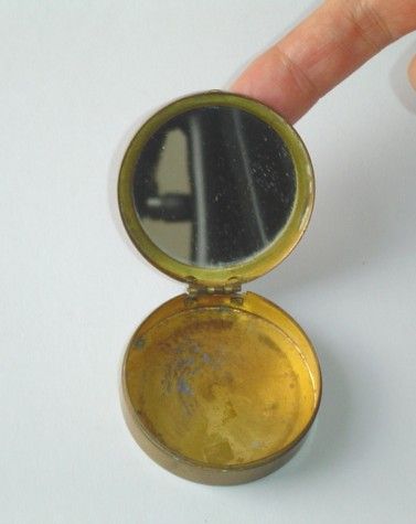 Deco French Guilloche and Champleve Enamel Compact Box Deco French Guilloche and Champleve Enamel Compact Box