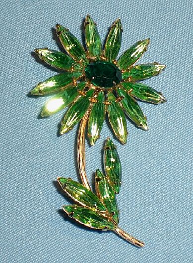 Juliana Green Rhinestone Flower Pin Juliana Green Rhinestone Flower Pin