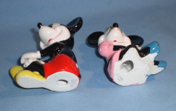 Disney Mickey and Minnie Ceramic Figurines - Taiwan Disney Mickey and Minnie Ceramic Figurines - Taiwan