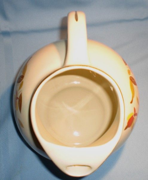 Hall China Autumn Leaf Jewel Tea Ball Jug/Pitcher Hall China Autumn Leaf Jewel Tea Ball Jug/Pitcher