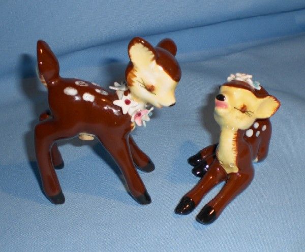 Adorable Vintage Deer Bambi-Like Salt and Pepper Shakers Adorable Vintage Deer Bambi-Like Salt and Pepper Shakers