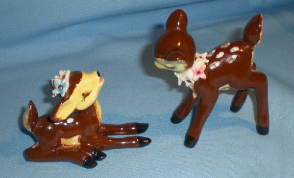 Adorable Vintage Deer Bambi-Like Salt and Pepper Shakers Adorable Vintage Deer Bambi-Like Salt and Pepper Shakers