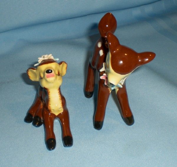 Adorable Vintage Deer Bambi-Like Salt and Pepper Shakers Adorable Vintage Deer Bambi-Like Salt and Pepper Shakers