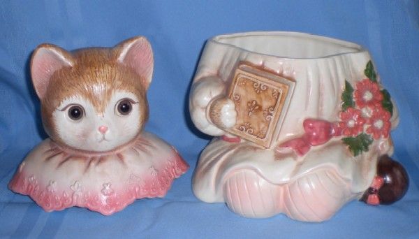 Mervyn's Glass-Eyed Emily the Cat Cookie Jar Mervyn's Glass-Eyed Emily the Cat Cookie Jar