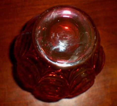 Fenton Cranberry Swag Vase Fenton Cranberry Swag Vase