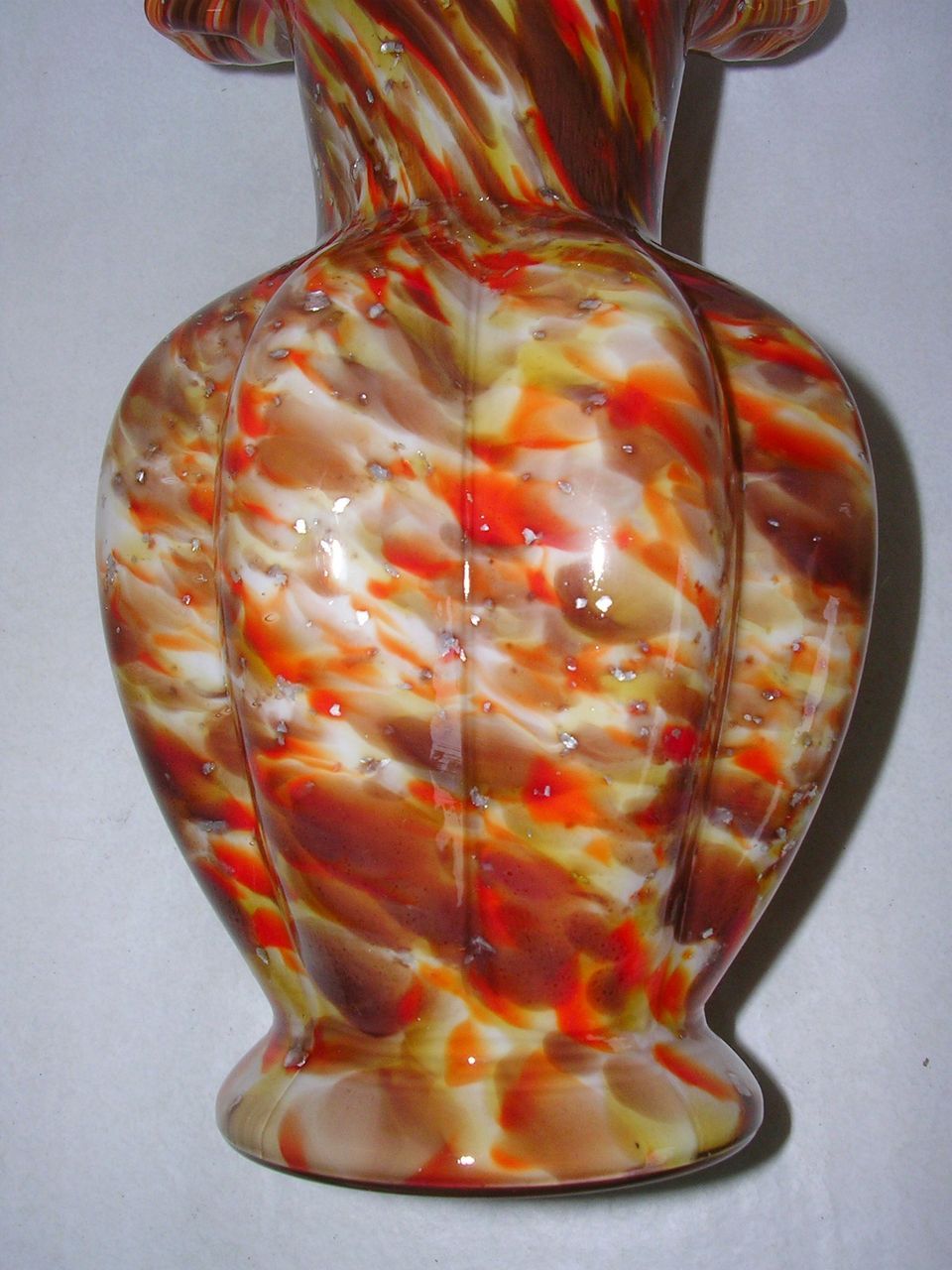 Fenton Vasa Murrhina Cased Art Glass Vase from hiddeninthehills on Ruby