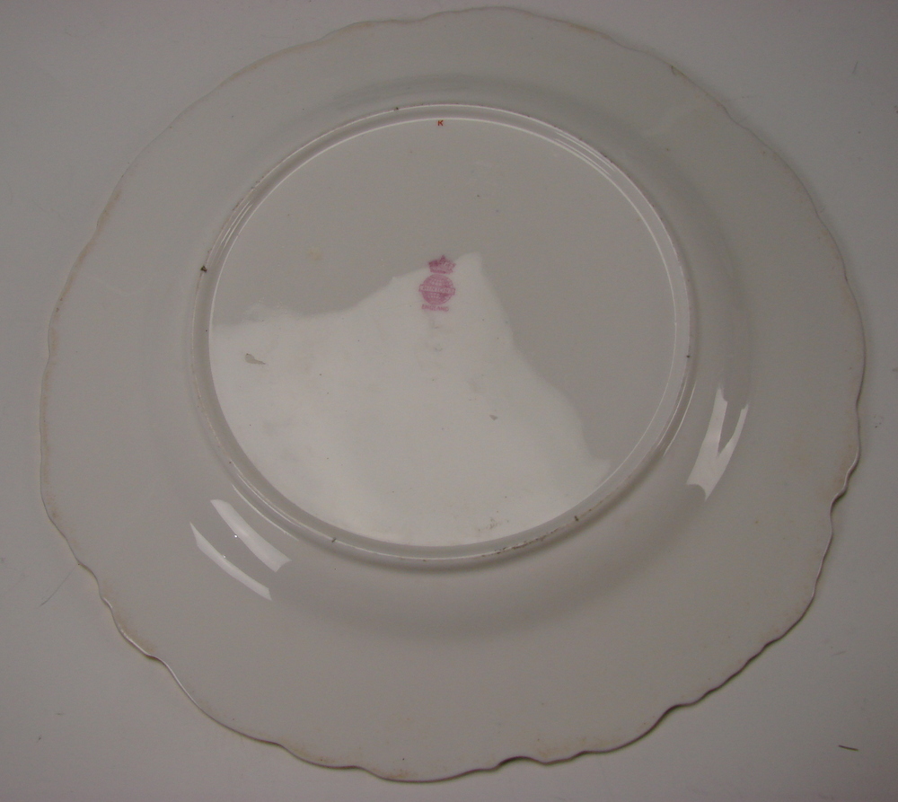 Antique Minton China Signed J Dean Scenic Landscape Portrait Plate Antique Minton China Signed J Dean Scenic Landscape Portrait Plate