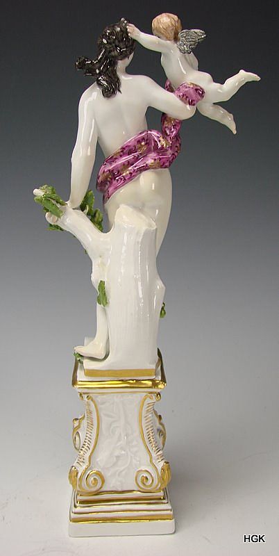 c1741 Meissen Porcelain Venus Nude Cherub Group Eberlein/Kaendler Figurine on Plinth c1741 Meissen Porcelain Venus Nude Cherub Group Eberlein/Kaendler Figurine on Plinth