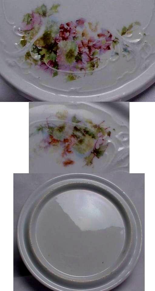 Floral Porcelain Germany Tea Tile Floral Porcelain Germany Tea Tile
