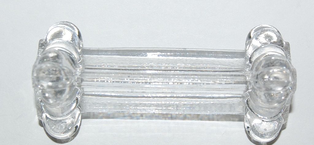Turn of the Century Pressed Glass "Knife Rest" Turn of the Century Pressed Glass "Knife Rest"