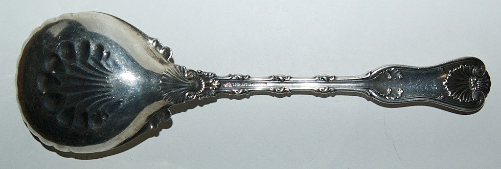 Whiting 1890 Imperial Queen Pattern Large Berry Spoon Whiting 1890 Imperial Queen Pattern Large Berry Spoon