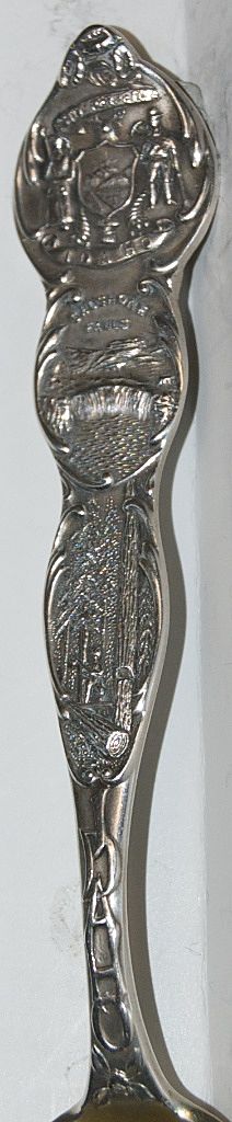 Sterling Silver Souvenir Spoon of "Wallace Idaho" Sterling Silver Souvenir Spoon of "Wallace Idaho"