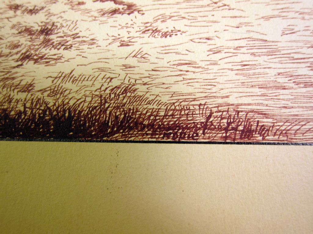 Russian Ink Drawing After Russian Master Painter Russian Ink Drawing After Russian Master Painter