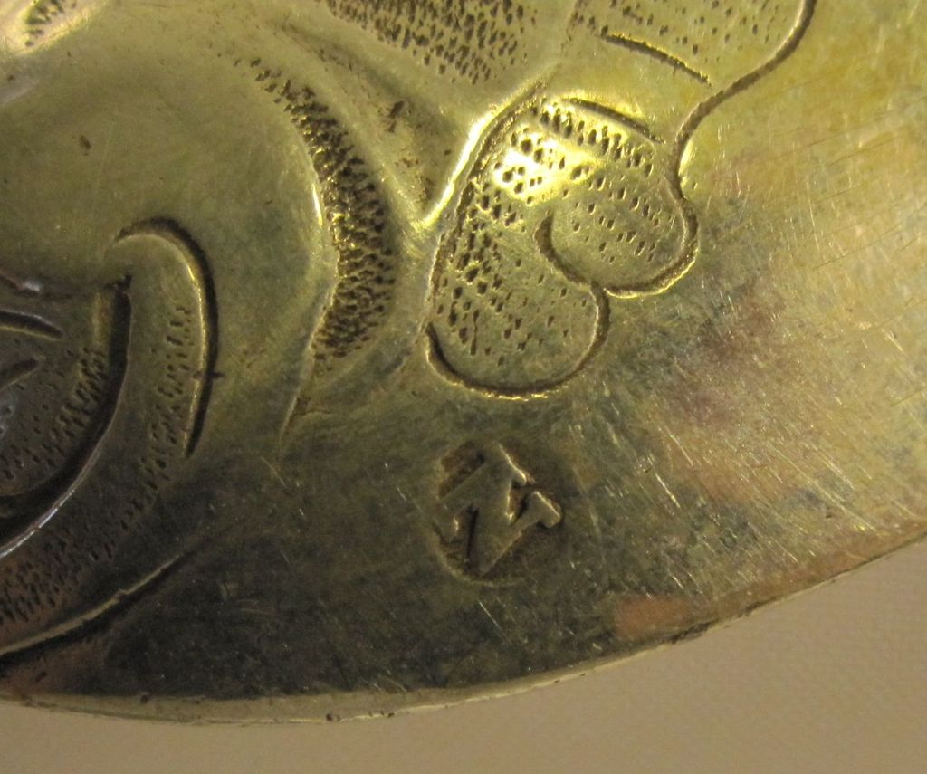 Antique 18th Century Silver Spoon Nuremberg Germany Antique 18th Century Silver Spoon Nuremberg Germany