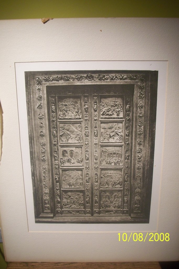 The Gates of the Baptistery Photogravure The Gates of the Baptistery Photogravure